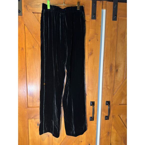 No. 21 Pants - $631 No21 Velvet Track Pants with Swarovski Crystals Stripe Euro 44 / Large NWT